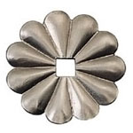 Rosace avec trou central carré