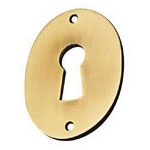 Entrée ovale laiton