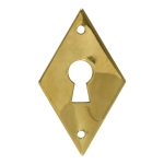 Entrée losange laiton