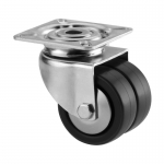 Roulette pivotante Ø50 sur platine