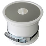 Poubelle de plan de travail - Couvercle inox