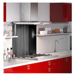 Fond de hotte en verre