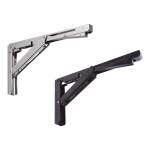 Equerre pliante amorti pour étagère