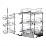 Rangement d'angle coulissant - 6 corbeilles - Easy Corner