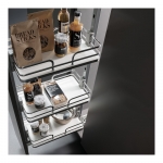 Armoire coulissante - 6 corbeilles