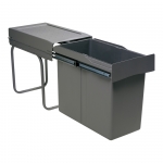 Poubelle coulisante 30L 1 seau