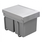 Poubelle coulissante 32L 2 seaux