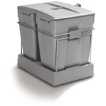 Poubelle coulissante grande capacité 2 seaux