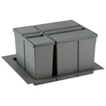 Poubelle sélective pour caisson de 600mm