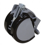 Roulette pivotante Ø75 sans fixation