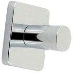 Bouton sur platine carré