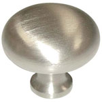 Bouton Anglais laiton nickel mat