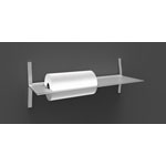 Tablette aluminium avec dérouleur papier