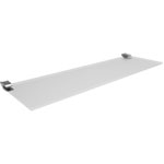 Tablette verre 2 fixations