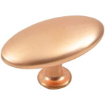 Bouton ovale en acier