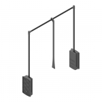 Elévateur de penderie double