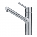 Mitigeur évier a bec orientable avec douchette