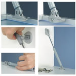 Compas pneumatique à ouverture fractionnée