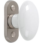 Bouton de crémone sur platine