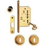 Serrure pour portes coulissantes