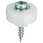 Galets de guidage pour porte escamotable