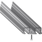 Rail de roulement SysLine encastrable double