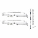 Ferrure LeMans II porte de 600 blanc Style