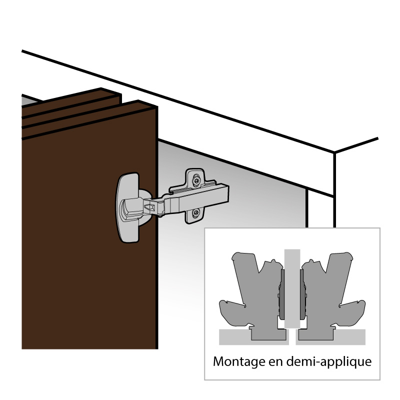 Charnière Intermat 8687 165°