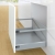 Tiroir casserolier en kit - Hauteur 94 mm (282 mm avec bandeaux) - ArciTech - HETTICH